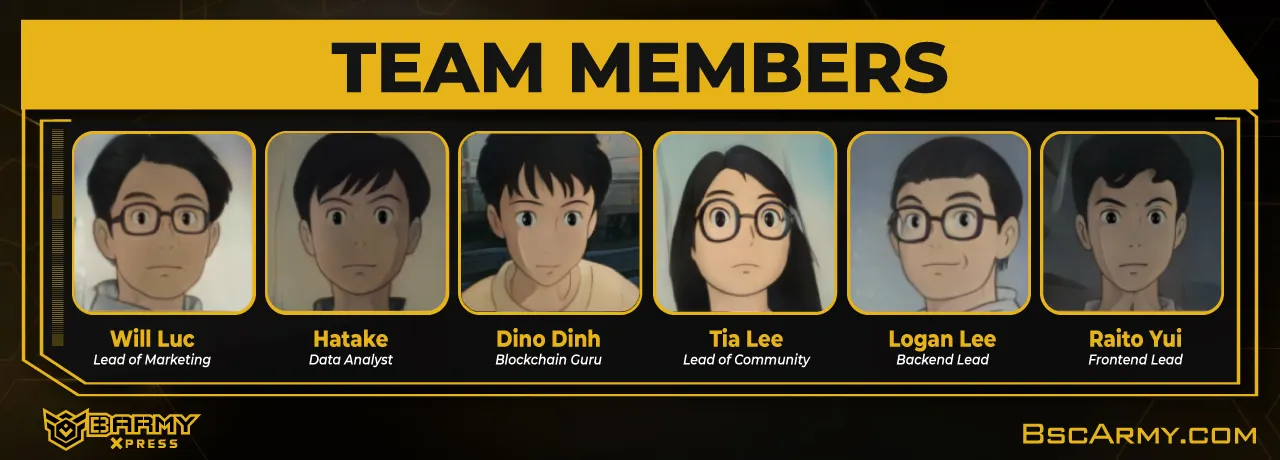 dawn of gods team members